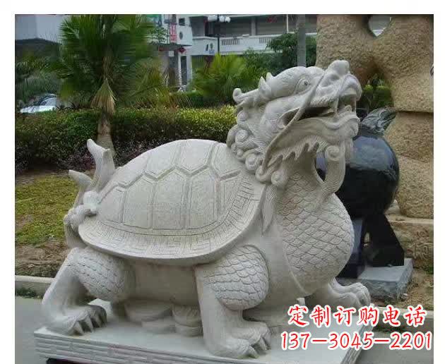 福建石头雕刻的动物雕塑