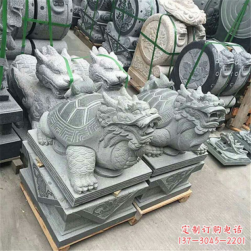 福建精美的乌龟石雕精品