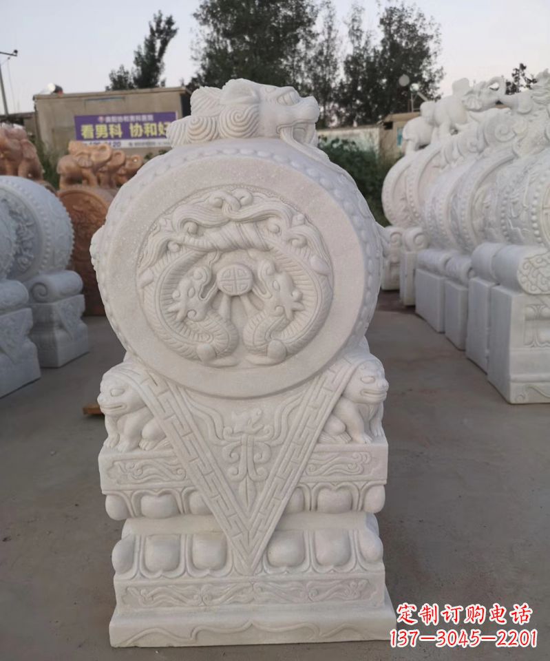 福建尊贵堂皇的石雕门墩雕塑