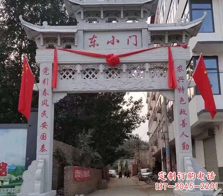 福建精美锻铸牌楼雕塑,展现独特艺术魅力
