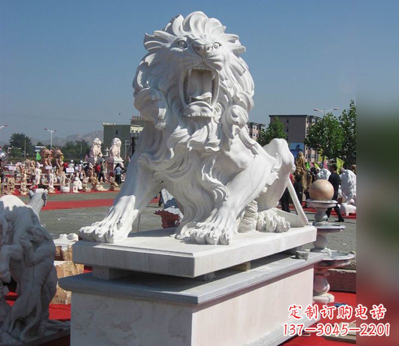 福建狮子雕塑,带来王者气派