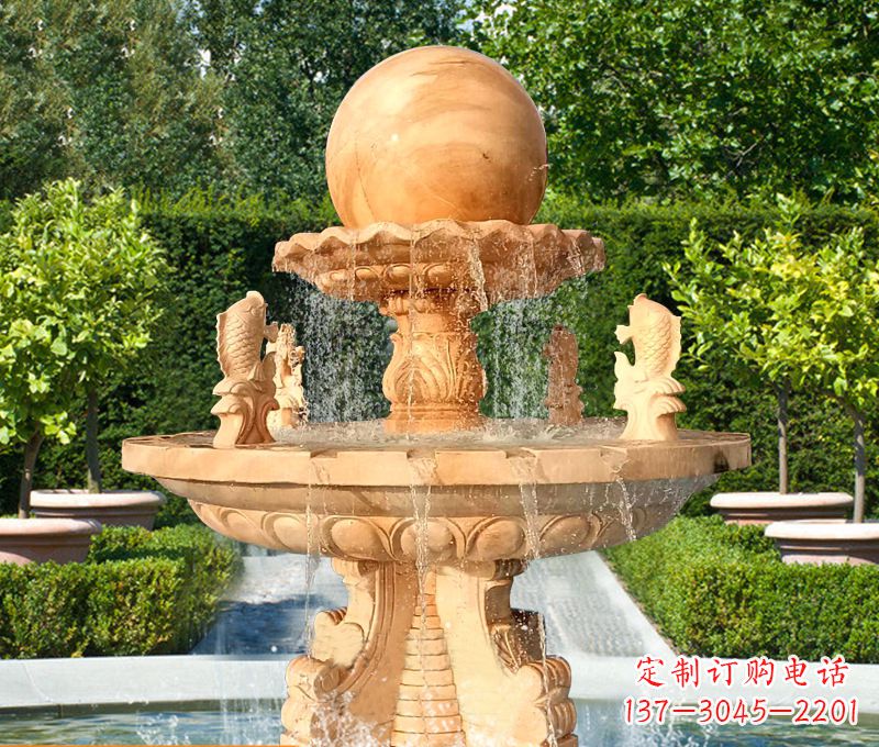 福建引领艺术风潮,精美喷泉雕塑
