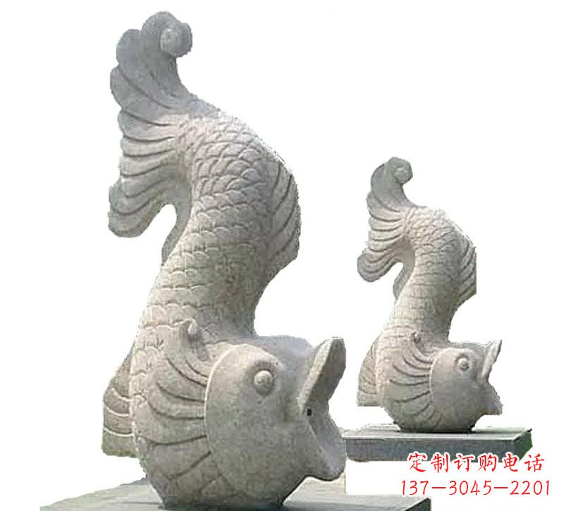 福建中领雕塑定制精美鲤鱼雕塑