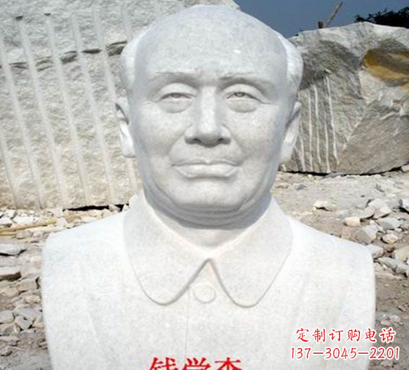 福建拥有雄浑气势的钱学森头像雕塑
