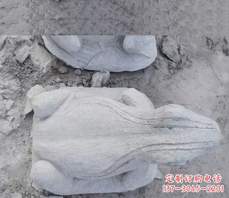 福建石雕青蛙雕塑