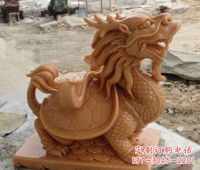 福建石雕招财龙龟