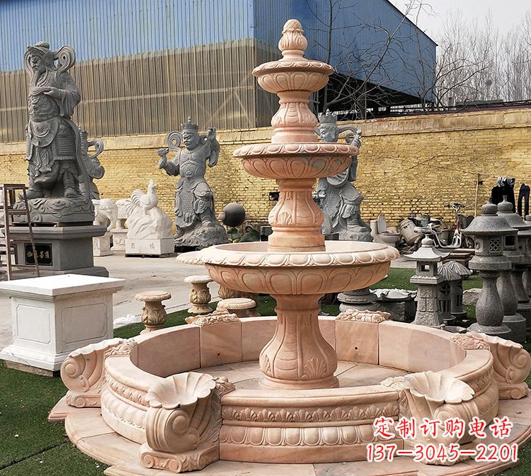 福建石雕转运珠风水球