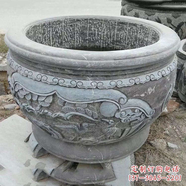 福建石刻园林鱼缸