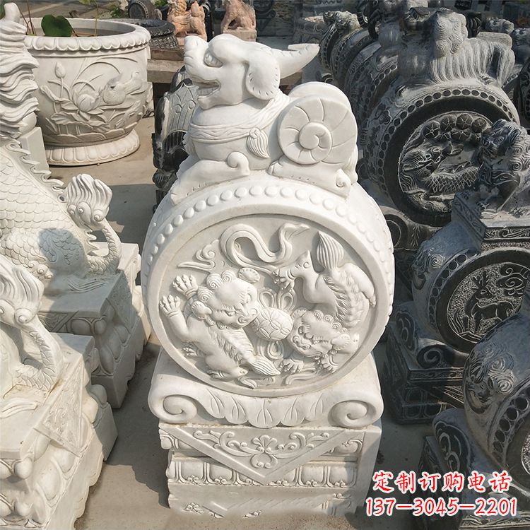 福建石门墩石雕
