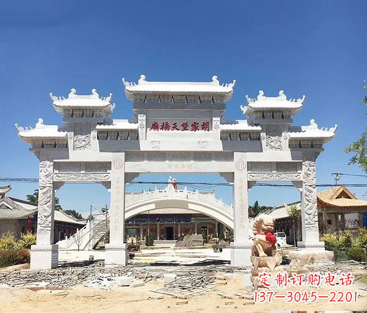 福建石牌坊的雕刻