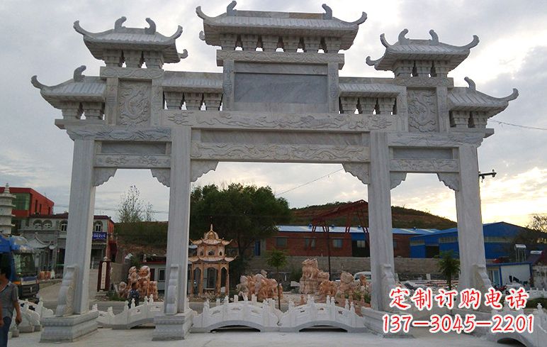 福建石牌坊雕刻