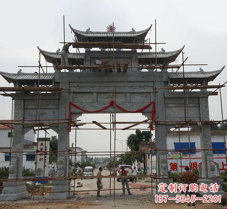 福建石牌坊雕塑