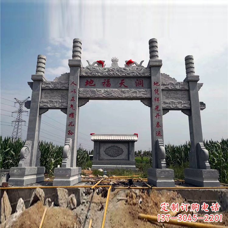 福建石牌楼石雕
