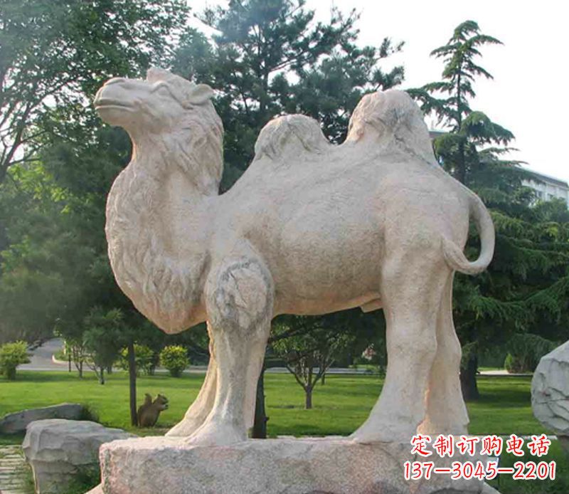 福建石头骆驼雕塑