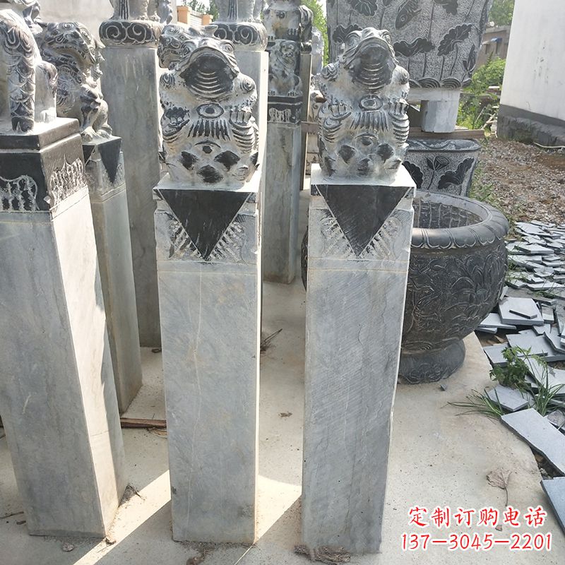 福建拴马桩石雕
