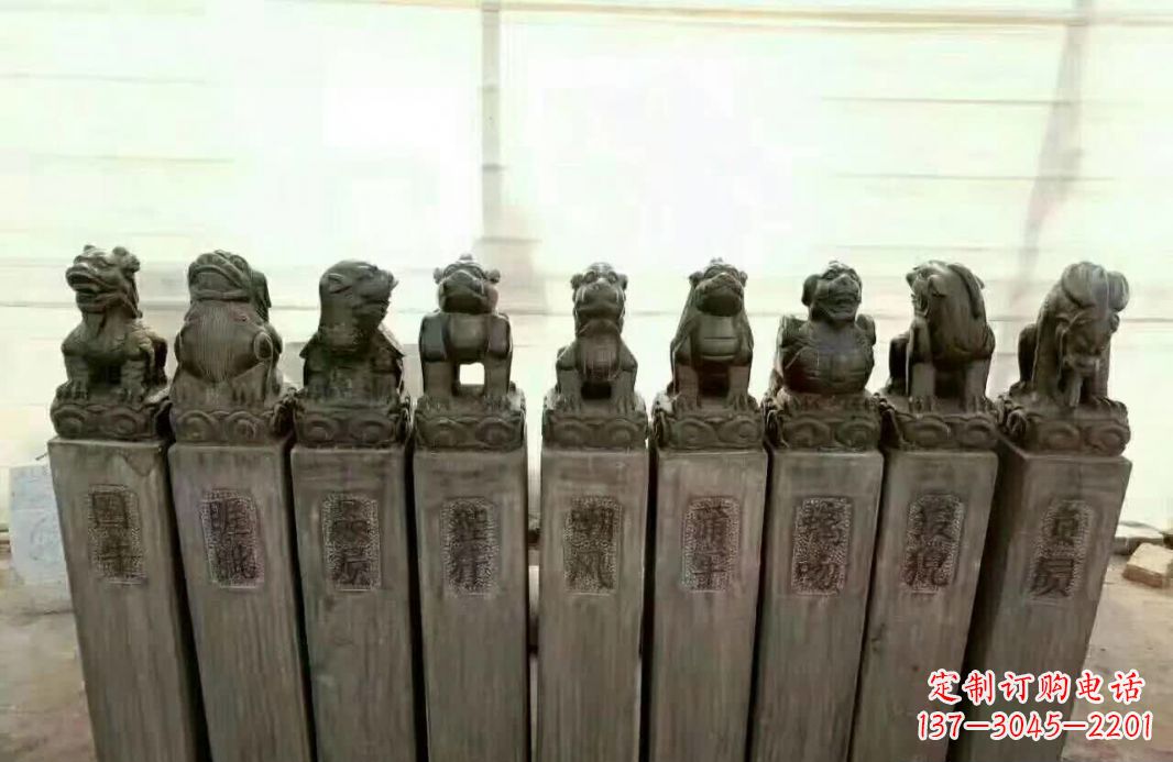 福建栓马桩石雕
