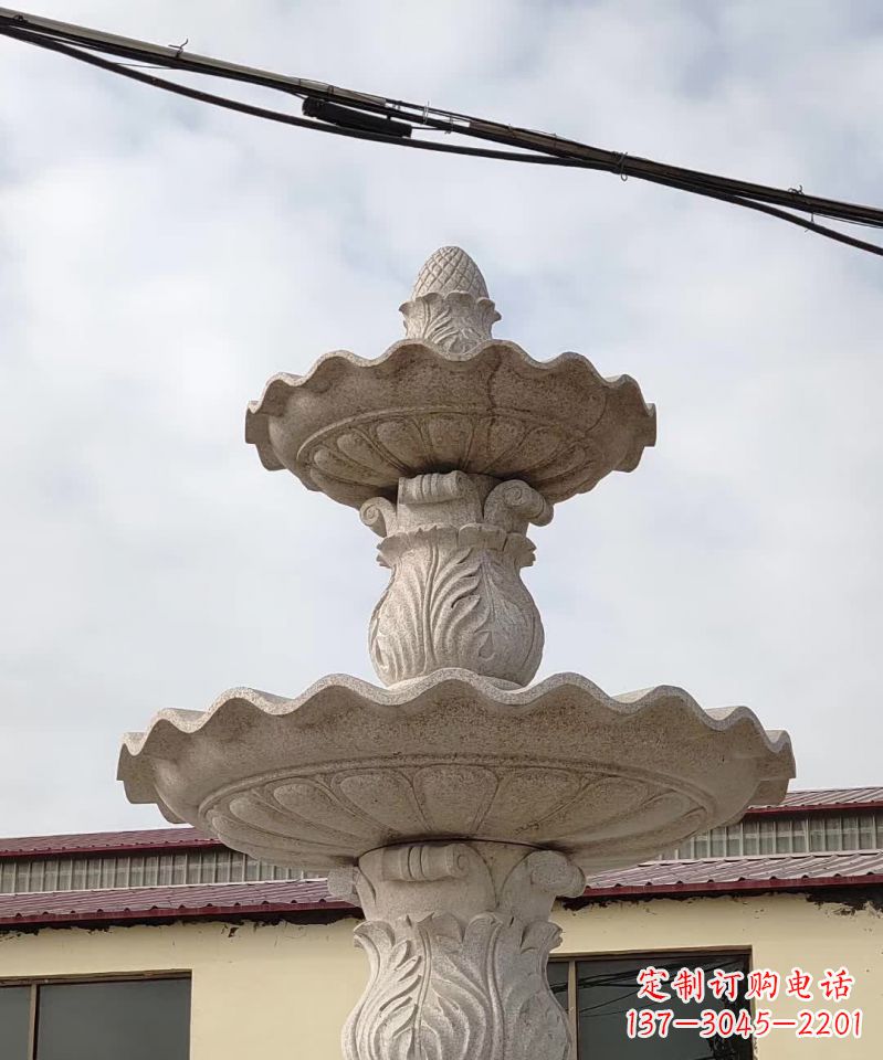 福建双层石雕喷泉 (2)