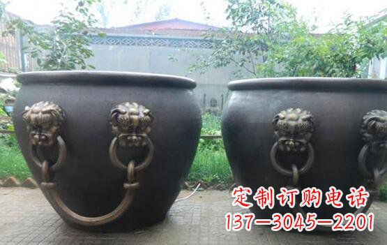 福建水缸寺庙景观铜雕