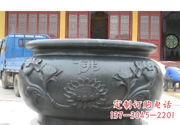 福建水缸寺庙铜雕 (2)
