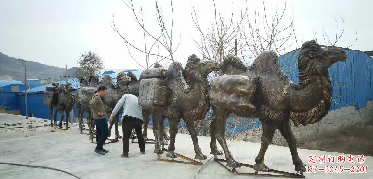 福建丝绸之路骆驼雕塑