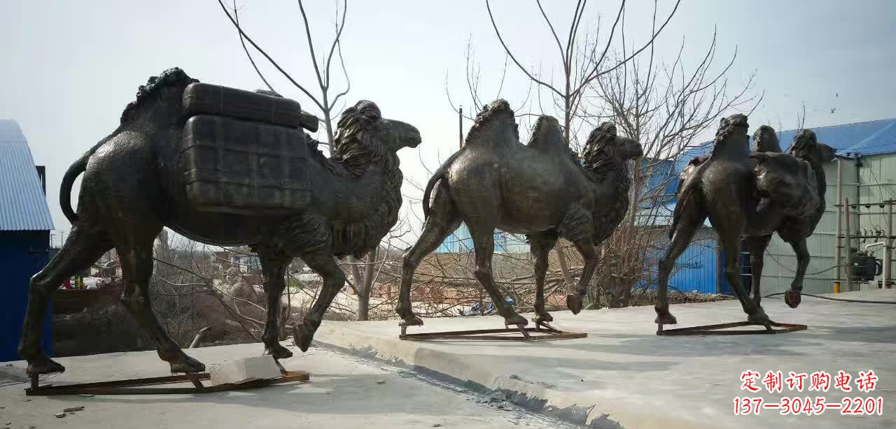 福建丝绸之路铜骆驼雕塑