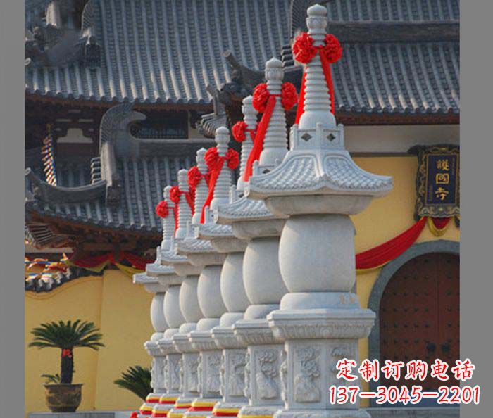 福建寺庙景观舍利塔石雕