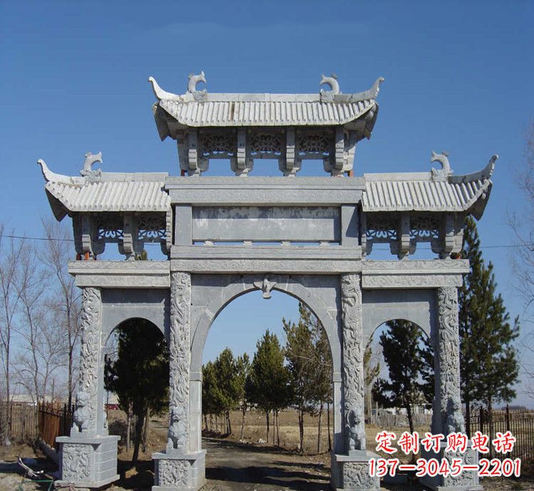 福建寺庙石牌坊