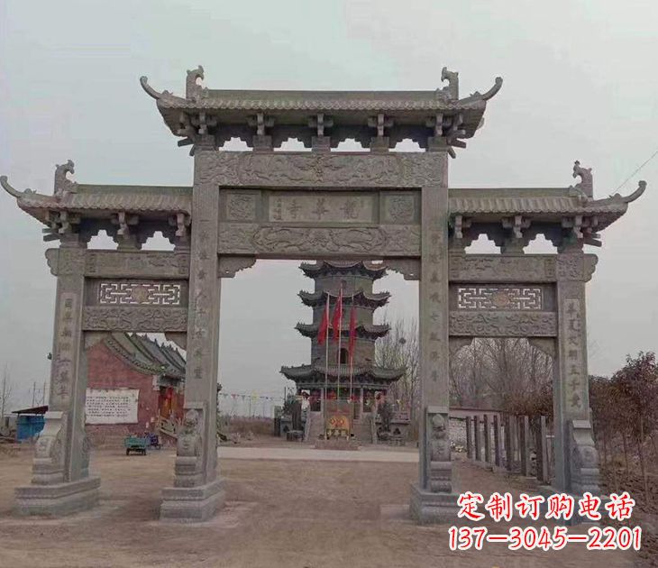 福建寺院石牌坊