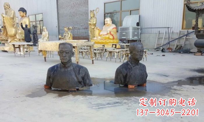 福建陶行知半身像铜雕