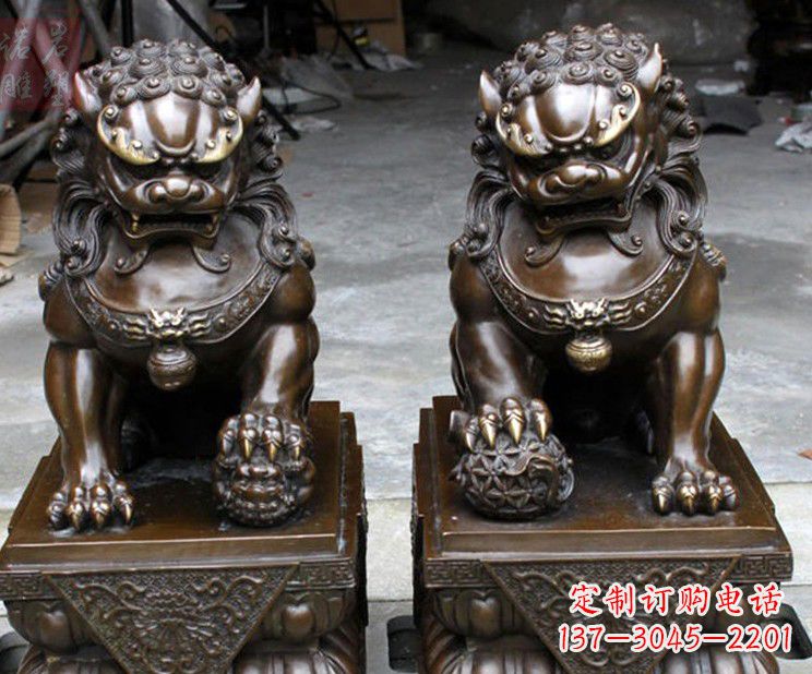 福建天安门铜狮子