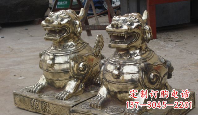 福建庭院招财貔貅动物铜雕