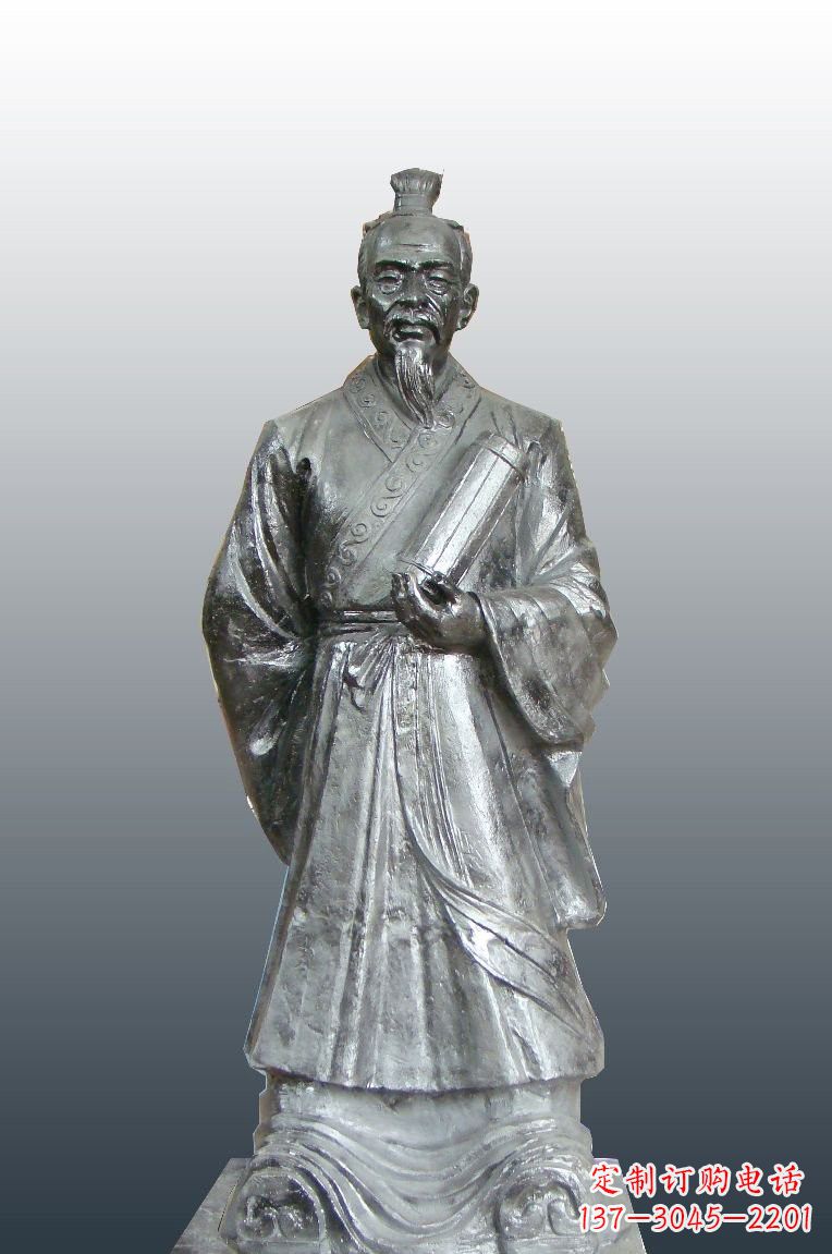 福建铜雕扁鹊古代名医雕塑