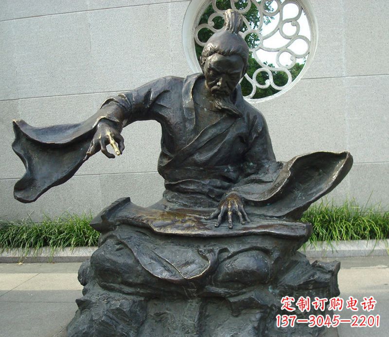 福建铜雕弹钢琴