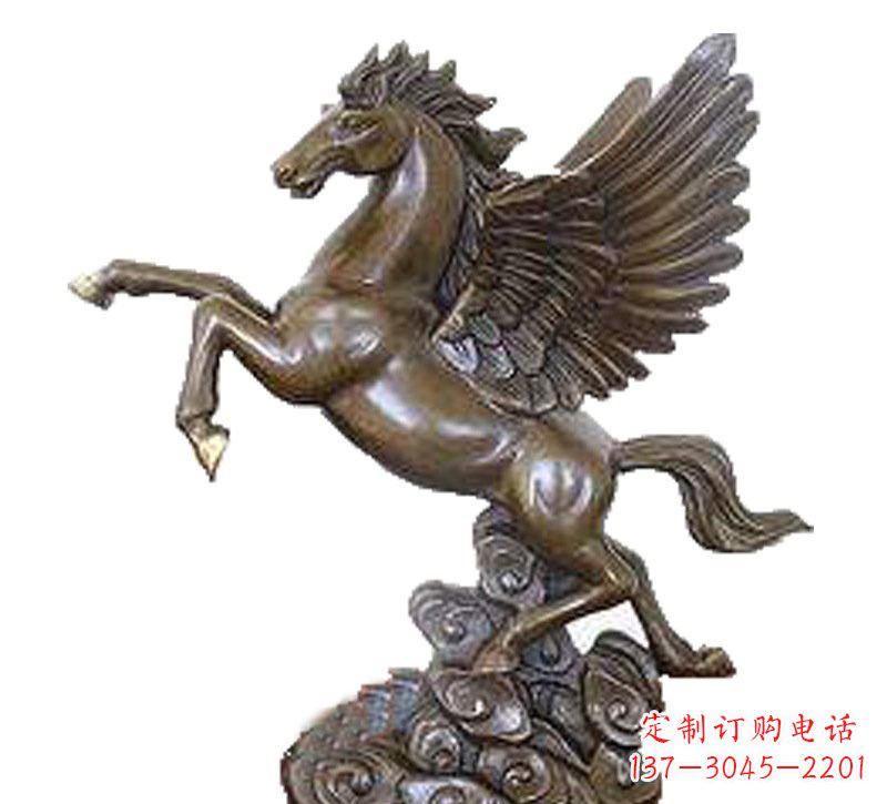福建铜雕飞黄腾达飞马