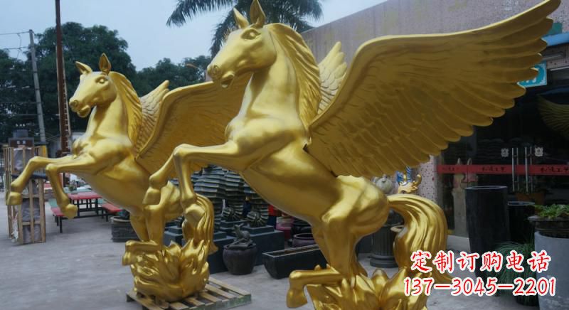 福建铜雕飞马