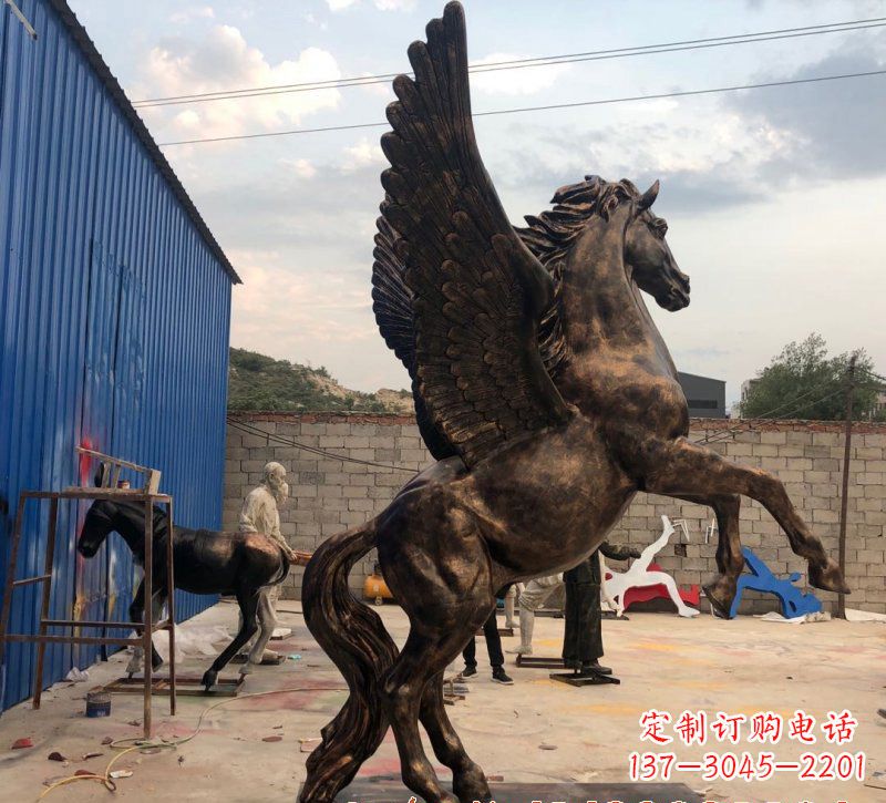 福建铜雕飞马雕塑