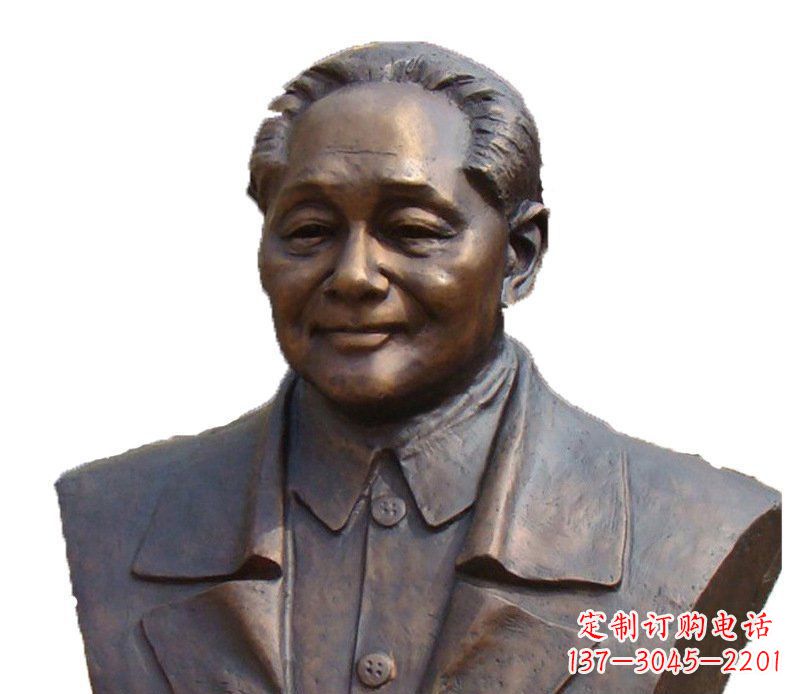 福建铜雕广场纪念伟人邓小平雕塑