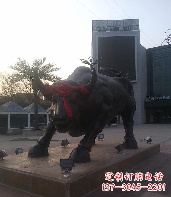 福建铜雕牛公园动物雕塑