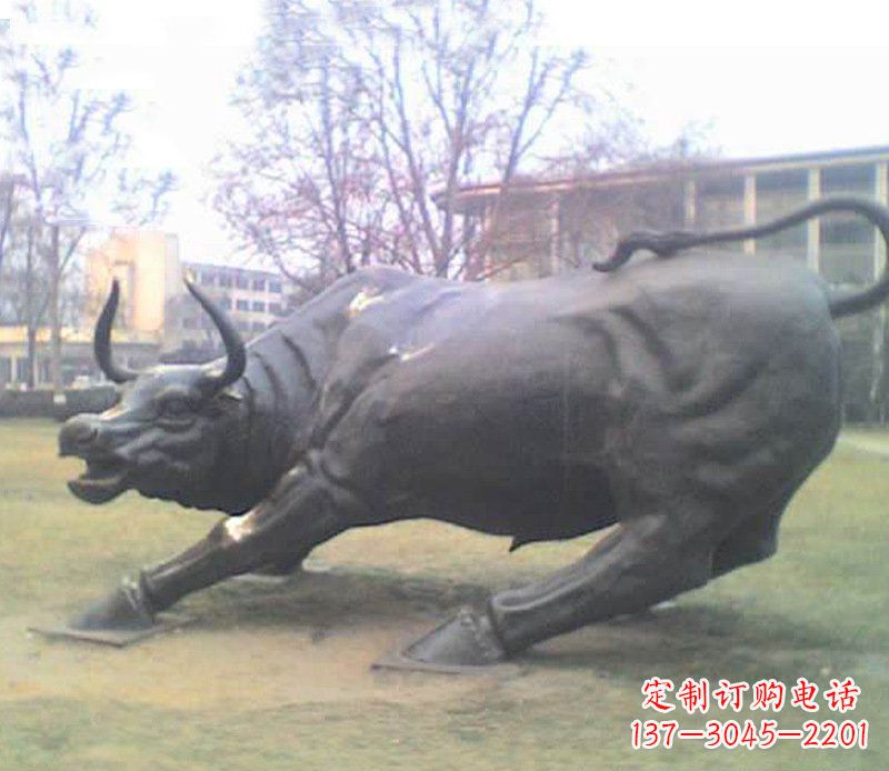 福建铜雕牛广场动物景观摆件 (2)
