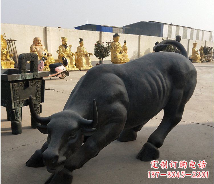 福建铜雕牛广场动物景观摆件 (6)
