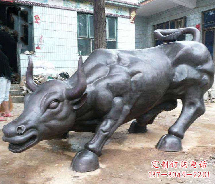 福建铜雕牛广场动物景观摆件 (3)