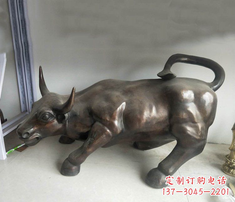 福建铜雕牛广场动物景观摆件