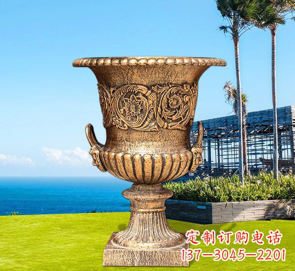 福建铜雕欧式花盆