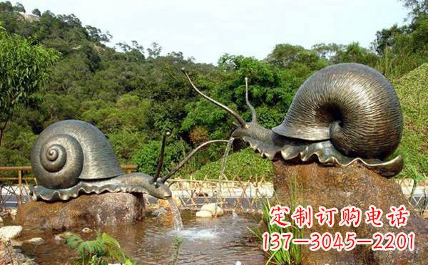 福建铜雕喷水蜗牛