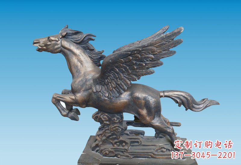 福建铜雕企业飞马