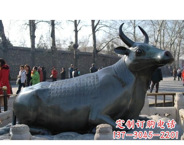 福建铜雕孺子牛