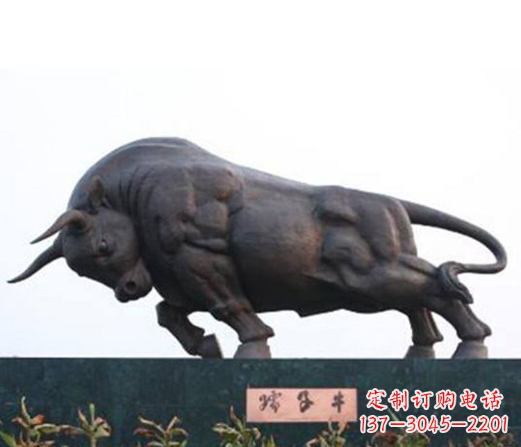 福建铜雕孺子牛动物雕塑