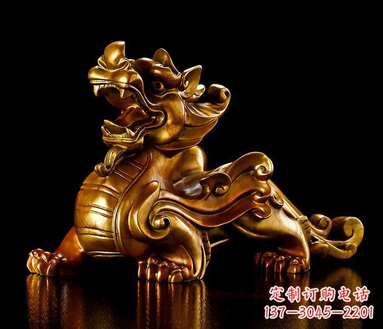 福建铜雕瑞兽貔貅