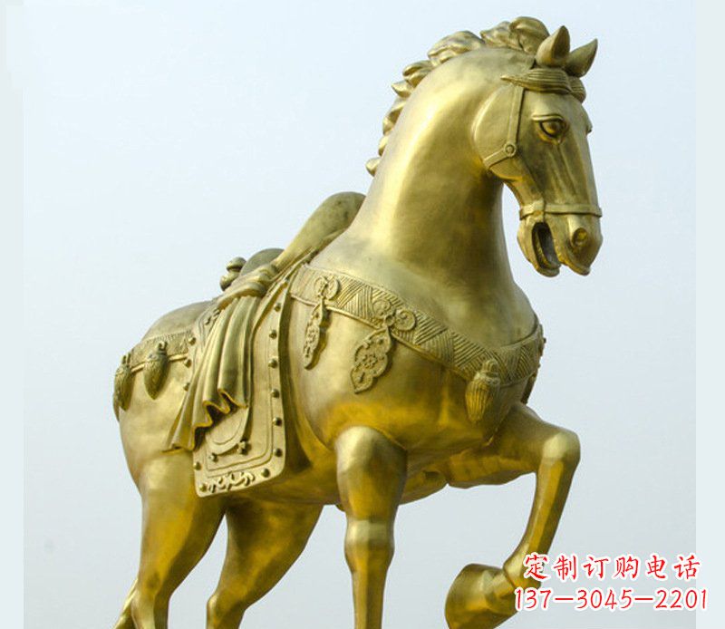福建铜雕商场招财动物马雕塑
