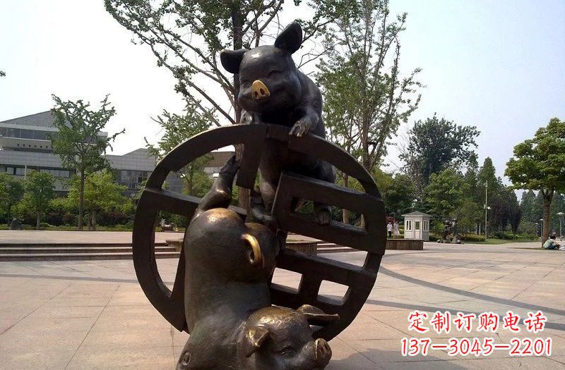 福建铜雕十二生肖动物